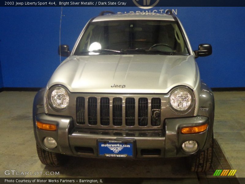 Bright Silver Metallic / Dark Slate Gray 2003 Jeep Liberty Sport 4x4