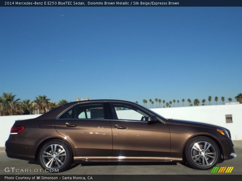  2014 E E250 BlueTEC Sedan Dolomite Brown Metallic