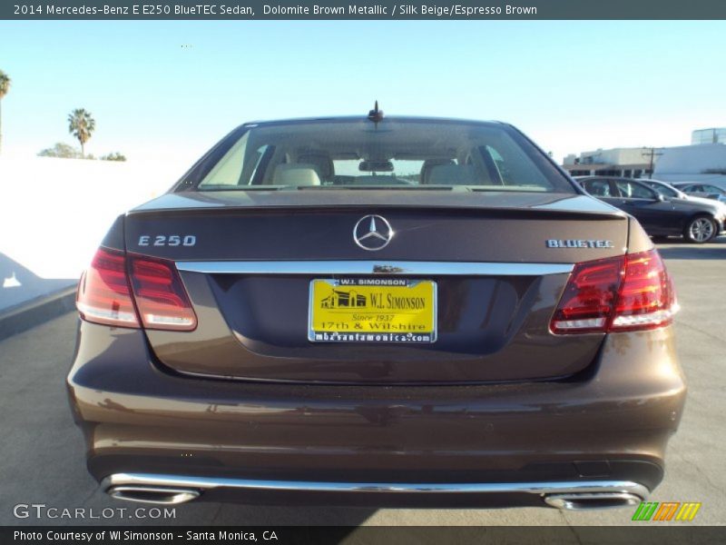 Dolomite Brown Metallic / Silk Beige/Espresso Brown 2014 Mercedes-Benz E E250 BlueTEC Sedan
