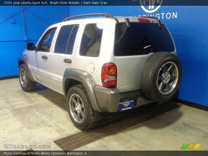 Bright Silver Metallic / Dark Slate Gray 2003 Jeep Liberty Sport 4x4