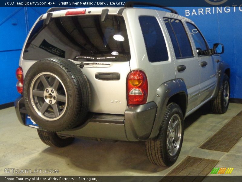 Bright Silver Metallic / Dark Slate Gray 2003 Jeep Liberty Sport 4x4