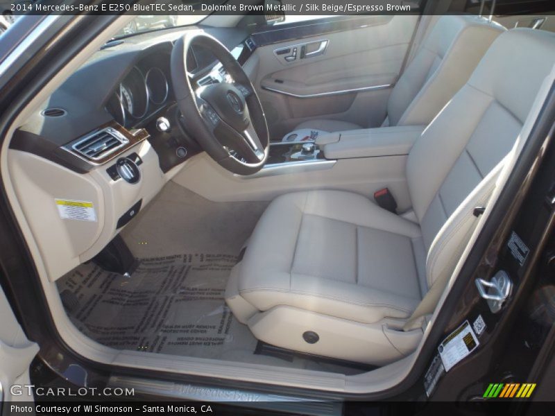 Dolomite Brown Metallic / Silk Beige/Espresso Brown 2014 Mercedes-Benz E E250 BlueTEC Sedan