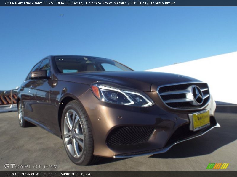 Dolomite Brown Metallic / Silk Beige/Espresso Brown 2014 Mercedes-Benz E E250 BlueTEC Sedan