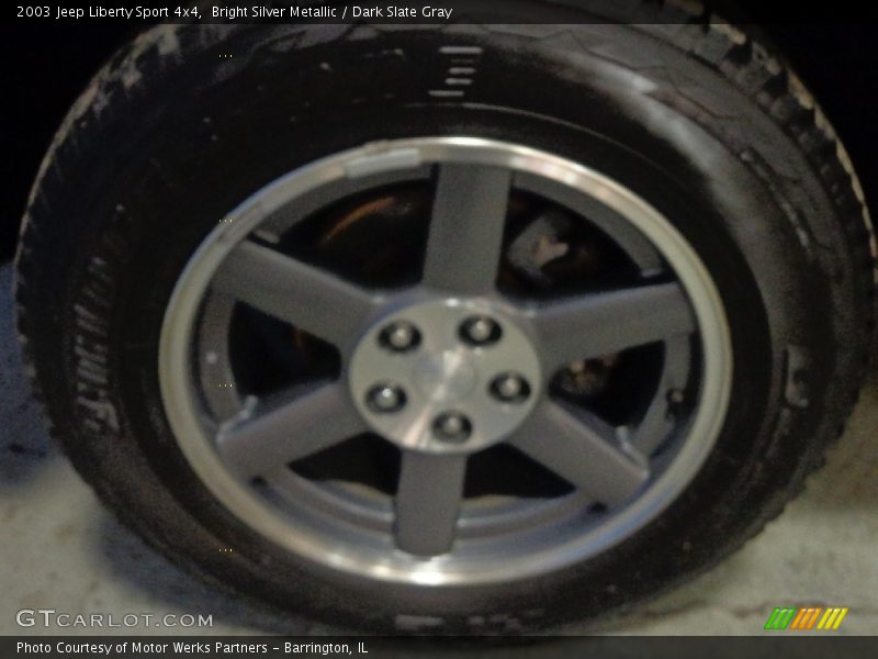 Bright Silver Metallic / Dark Slate Gray 2003 Jeep Liberty Sport 4x4