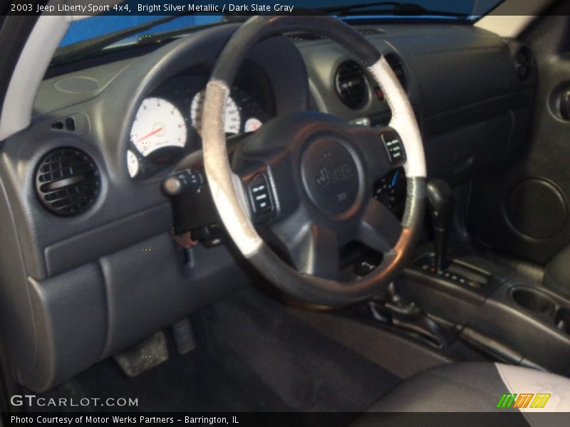 Bright Silver Metallic / Dark Slate Gray 2003 Jeep Liberty Sport 4x4
