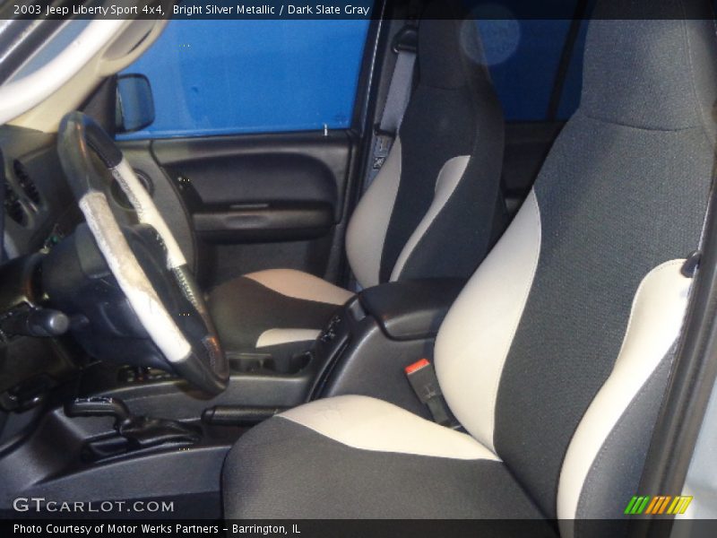 Bright Silver Metallic / Dark Slate Gray 2003 Jeep Liberty Sport 4x4