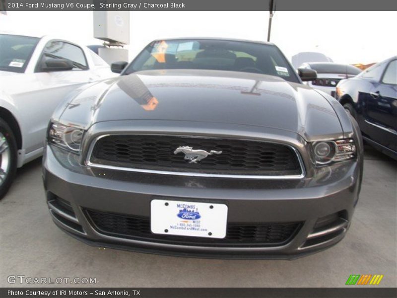 Sterling Gray / Charcoal Black 2014 Ford Mustang V6 Coupe