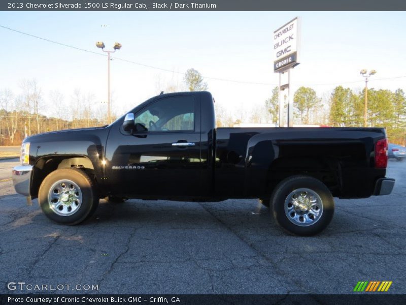 Black / Dark Titanium 2013 Chevrolet Silverado 1500 LS Regular Cab