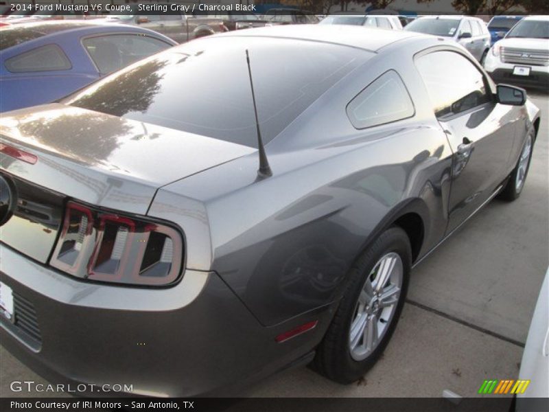 Sterling Gray / Charcoal Black 2014 Ford Mustang V6 Coupe