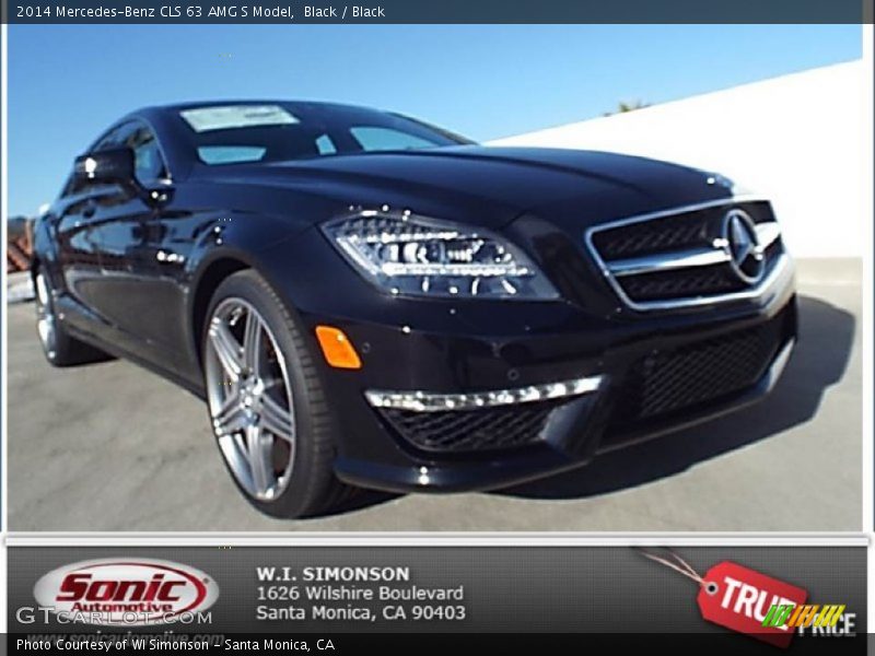 Black / Black 2014 Mercedes-Benz CLS 63 AMG S Model