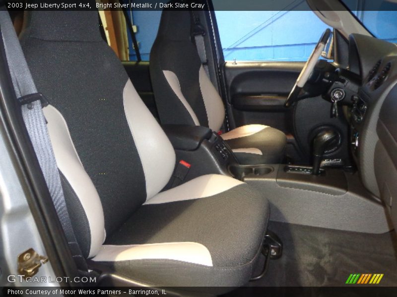 Bright Silver Metallic / Dark Slate Gray 2003 Jeep Liberty Sport 4x4