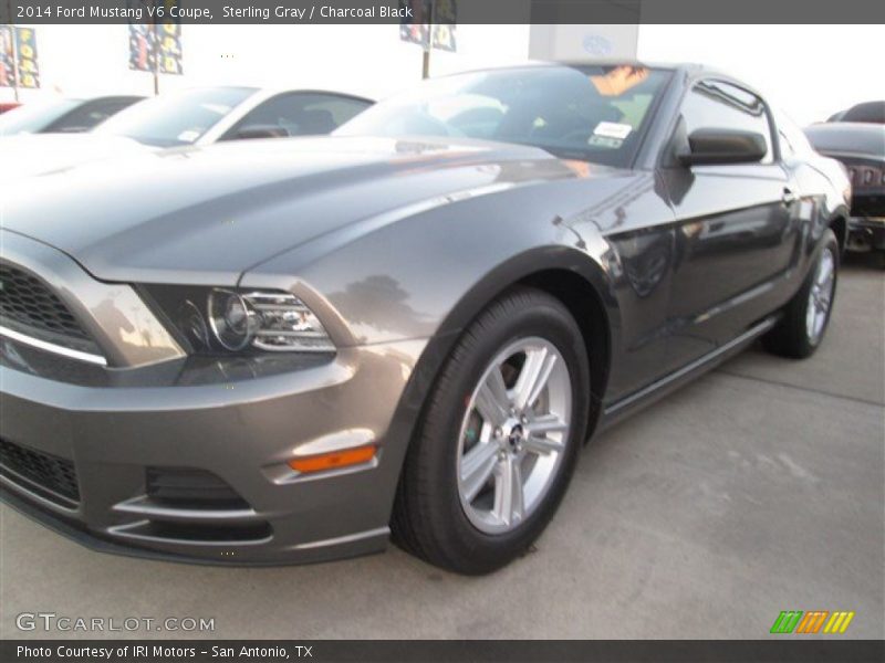 Sterling Gray / Charcoal Black 2014 Ford Mustang V6 Coupe