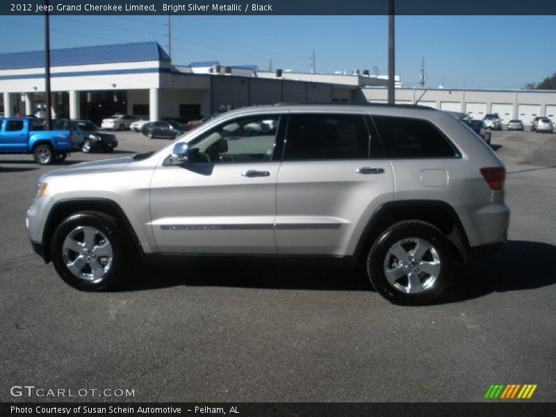 Bright Silver Metallic / Black 2012 Jeep Grand Cherokee Limited