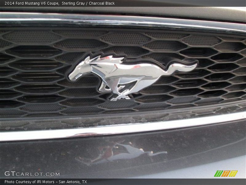 Sterling Gray / Charcoal Black 2014 Ford Mustang V6 Coupe