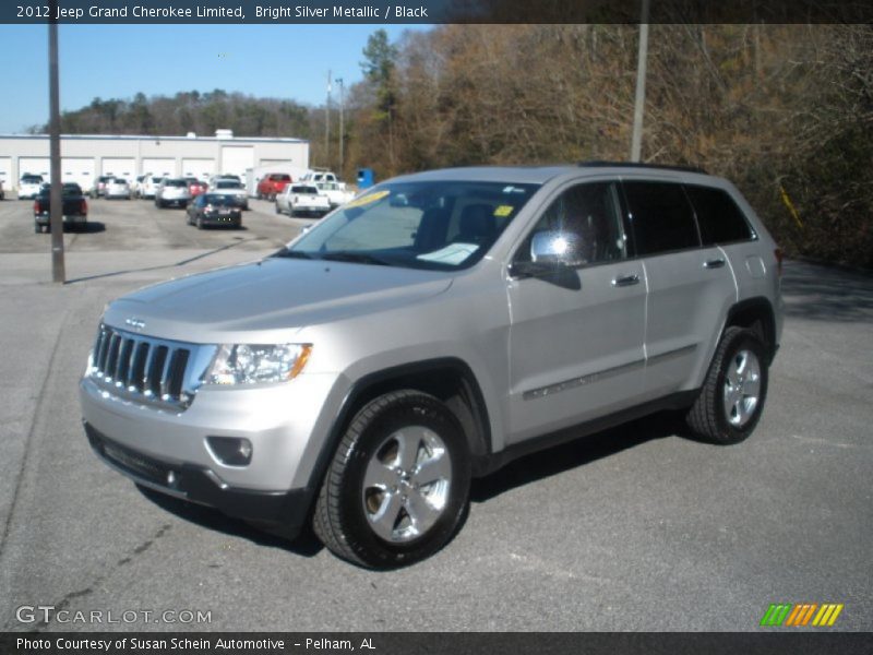 Bright Silver Metallic / Black 2012 Jeep Grand Cherokee Limited