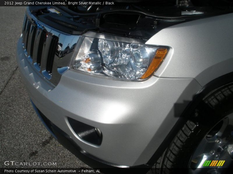 Bright Silver Metallic / Black 2012 Jeep Grand Cherokee Limited
