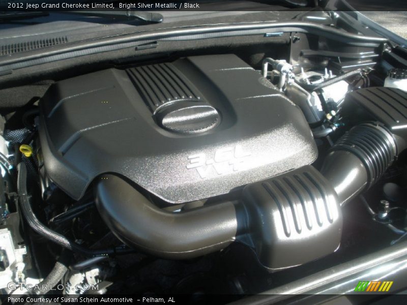 Bright Silver Metallic / Black 2012 Jeep Grand Cherokee Limited