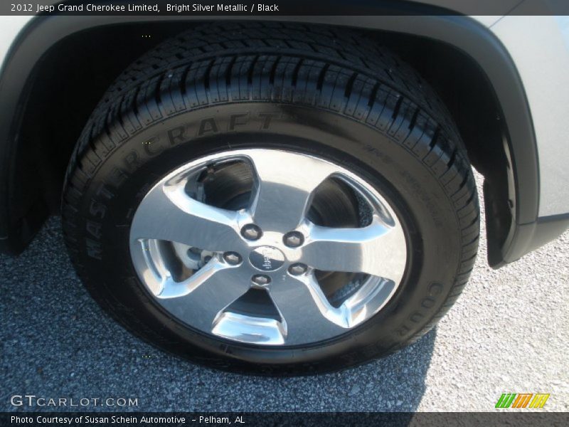 Bright Silver Metallic / Black 2012 Jeep Grand Cherokee Limited