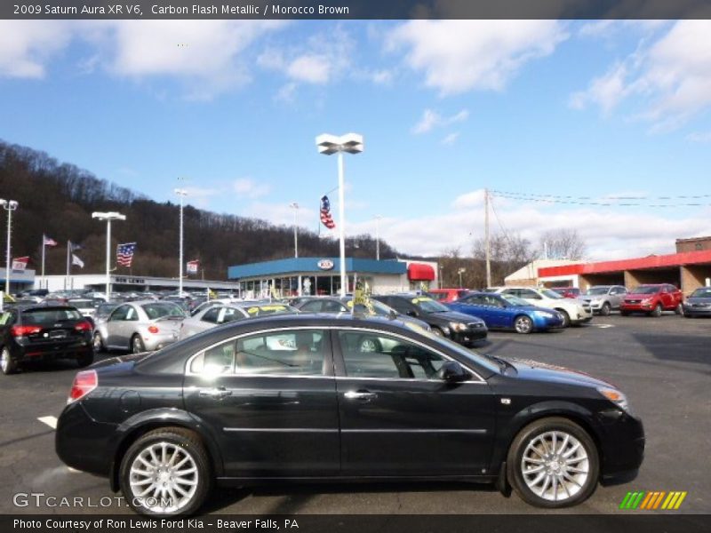 Carbon Flash Metallic / Morocco Brown 2009 Saturn Aura XR V6