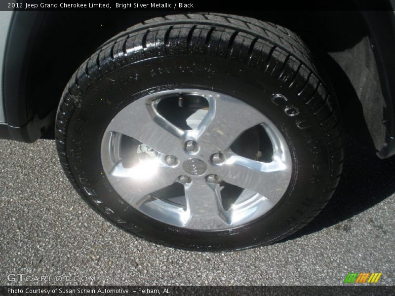 Bright Silver Metallic / Black 2012 Jeep Grand Cherokee Limited