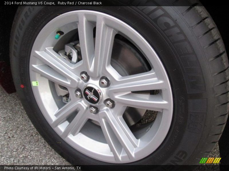 Ruby Red / Charcoal Black 2014 Ford Mustang V6 Coupe