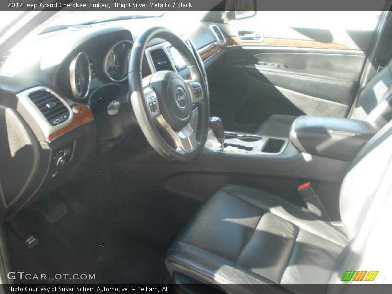 Bright Silver Metallic / Black 2012 Jeep Grand Cherokee Limited