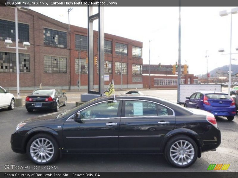 Carbon Flash Metallic / Morocco Brown 2009 Saturn Aura XR V6