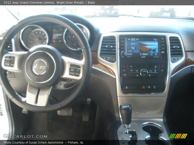 Bright Silver Metallic / Black 2012 Jeep Grand Cherokee Limited