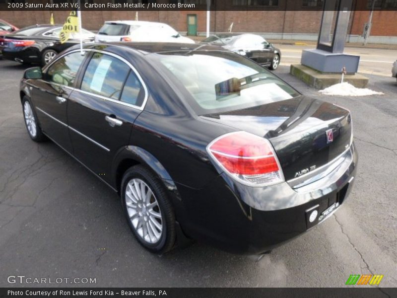 Carbon Flash Metallic / Morocco Brown 2009 Saturn Aura XR V6