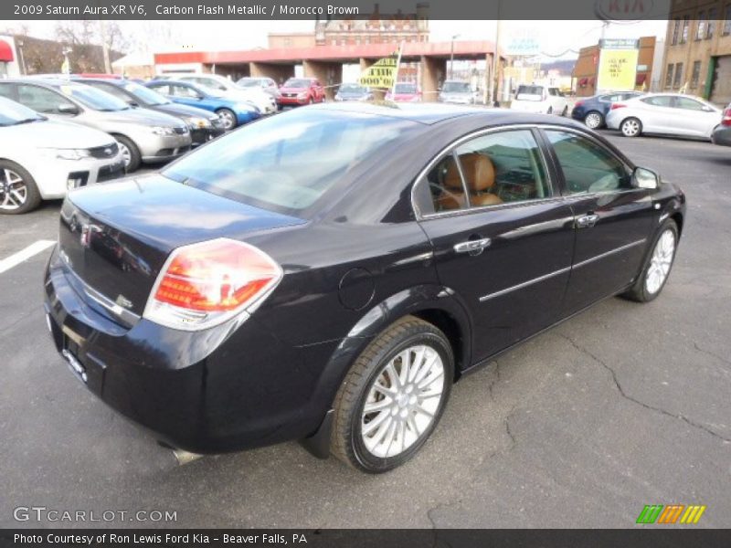 Carbon Flash Metallic / Morocco Brown 2009 Saturn Aura XR V6