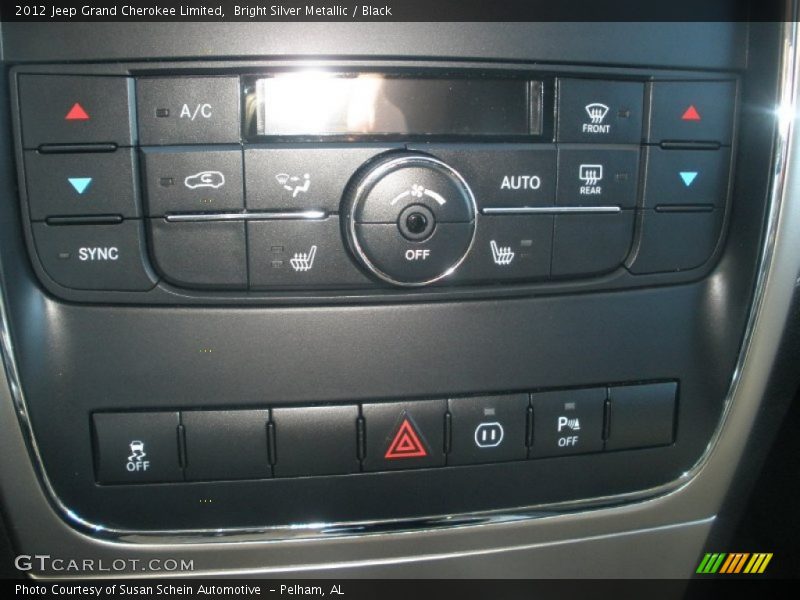 Bright Silver Metallic / Black 2012 Jeep Grand Cherokee Limited