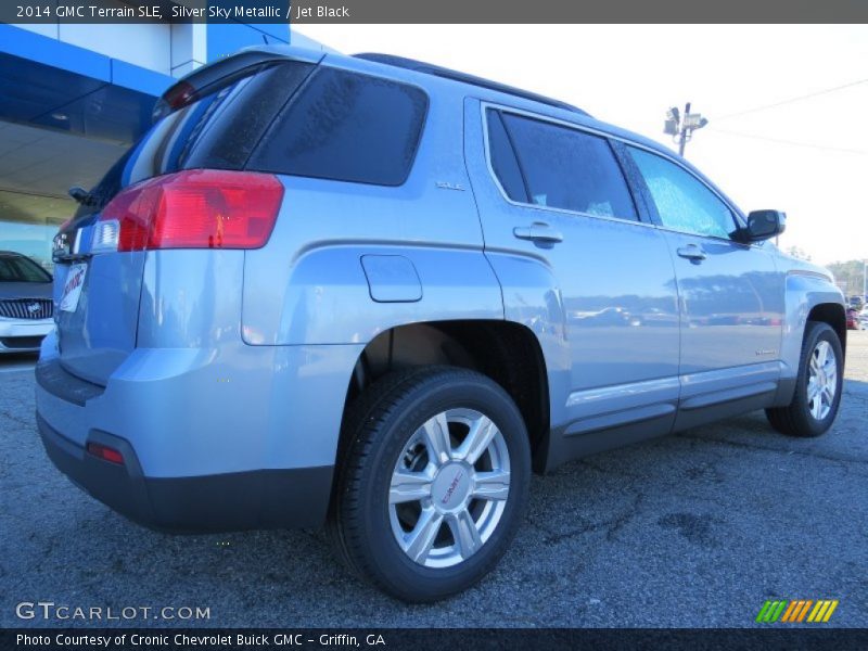 Silver Sky Metallic / Jet Black 2014 GMC Terrain SLE