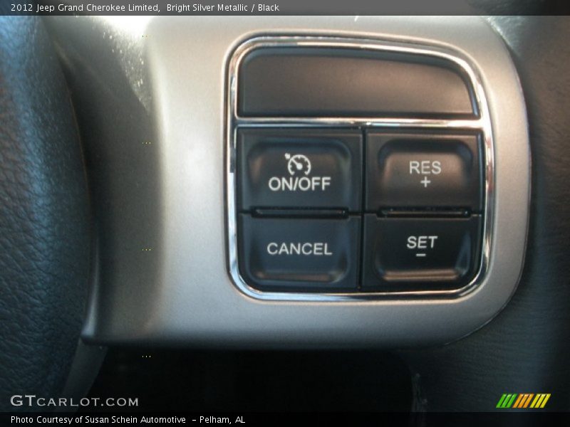 Bright Silver Metallic / Black 2012 Jeep Grand Cherokee Limited