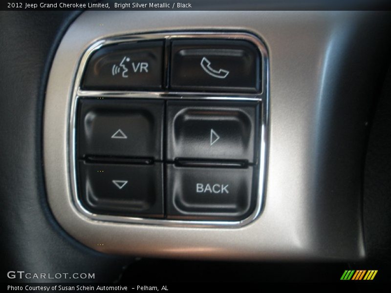 Bright Silver Metallic / Black 2012 Jeep Grand Cherokee Limited