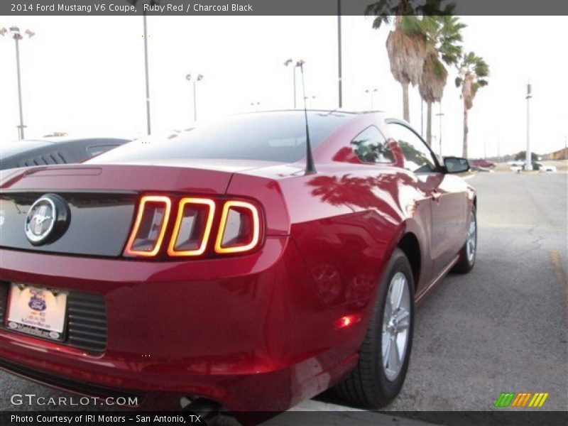 Ruby Red / Charcoal Black 2014 Ford Mustang V6 Coupe