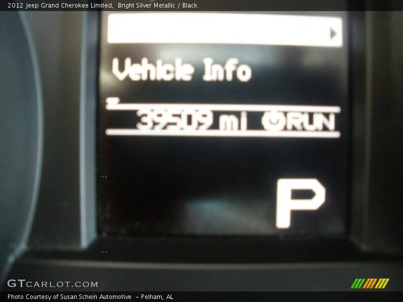 Bright Silver Metallic / Black 2012 Jeep Grand Cherokee Limited