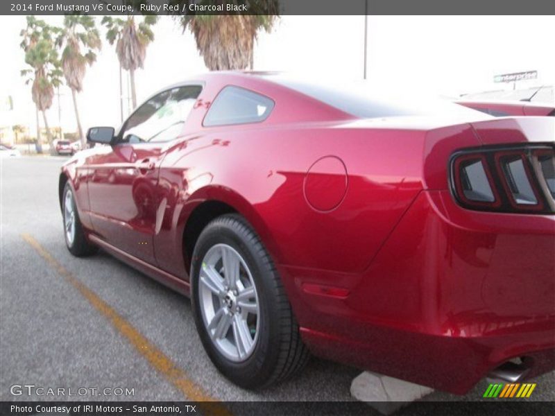 Ruby Red / Charcoal Black 2014 Ford Mustang V6 Coupe