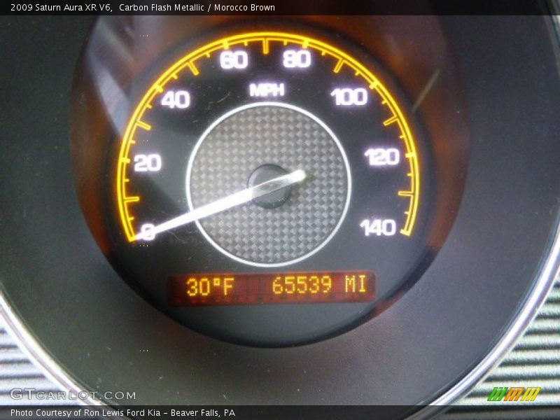 Carbon Flash Metallic / Morocco Brown 2009 Saturn Aura XR V6