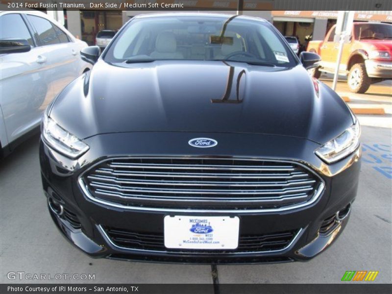Dark Side / Medium Soft Ceramic 2014 Ford Fusion Titanium