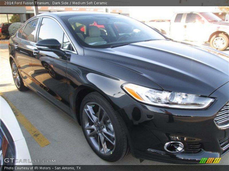 Dark Side / Medium Soft Ceramic 2014 Ford Fusion Titanium