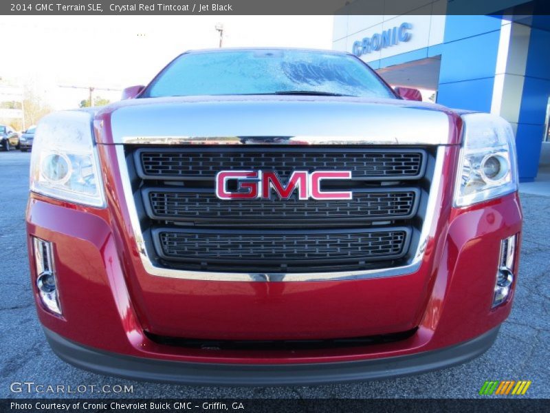 Crystal Red Tintcoat / Jet Black 2014 GMC Terrain SLE