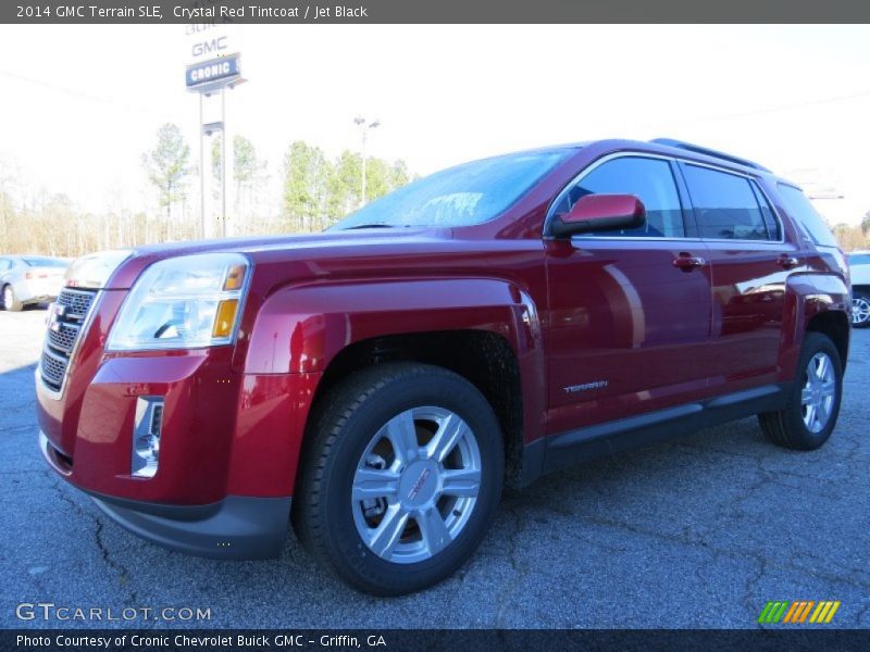 Crystal Red Tintcoat / Jet Black 2014 GMC Terrain SLE