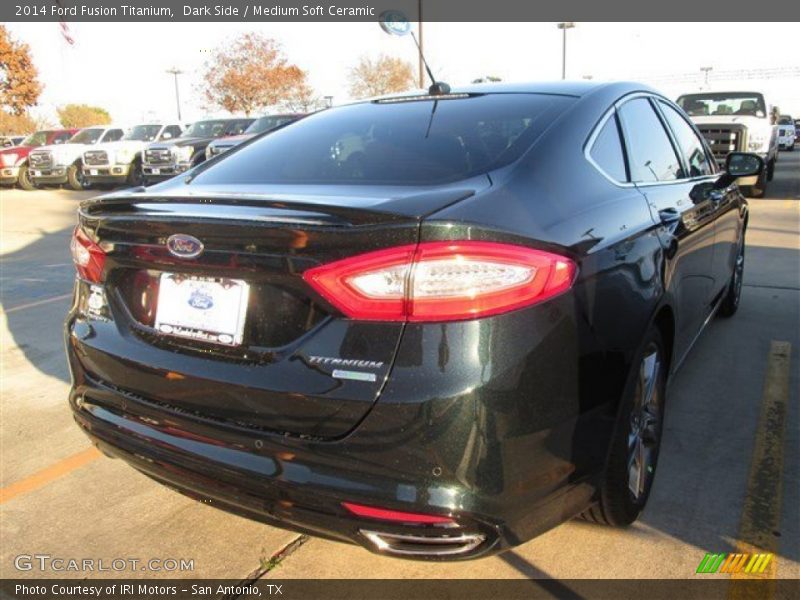 Dark Side / Medium Soft Ceramic 2014 Ford Fusion Titanium