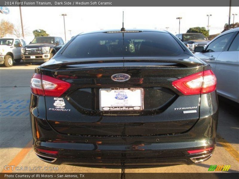 Dark Side / Medium Soft Ceramic 2014 Ford Fusion Titanium