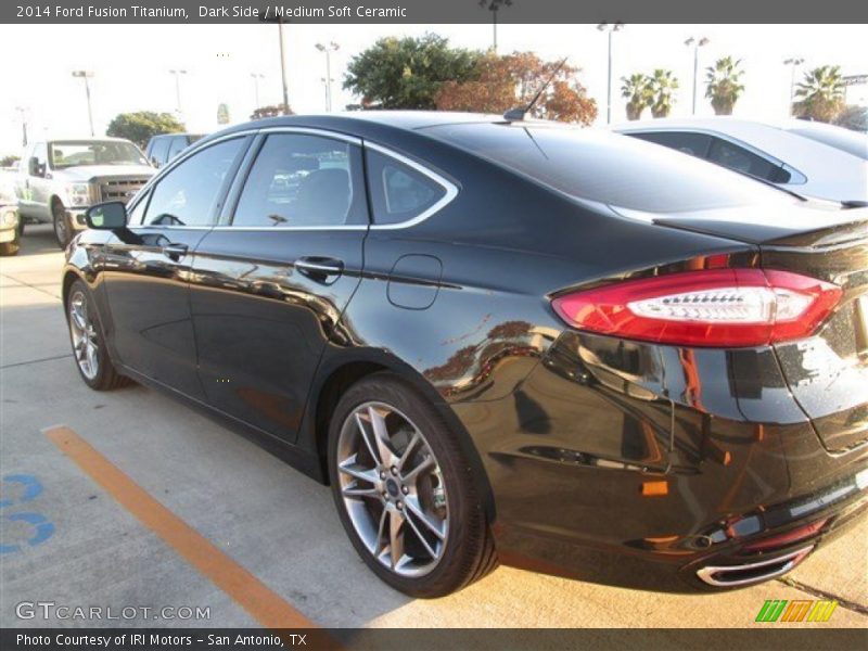 Dark Side / Medium Soft Ceramic 2014 Ford Fusion Titanium