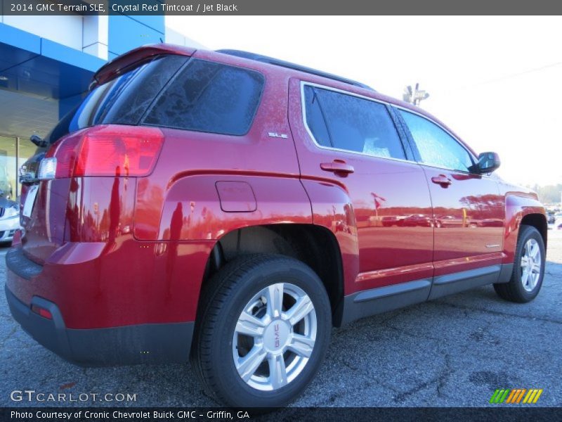 Crystal Red Tintcoat / Jet Black 2014 GMC Terrain SLE