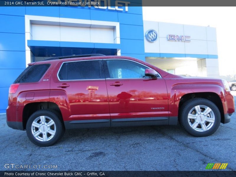 Crystal Red Tintcoat / Jet Black 2014 GMC Terrain SLE