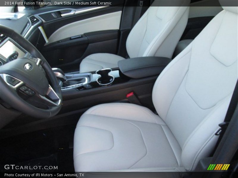 Front Seat of 2014 Fusion Titanium