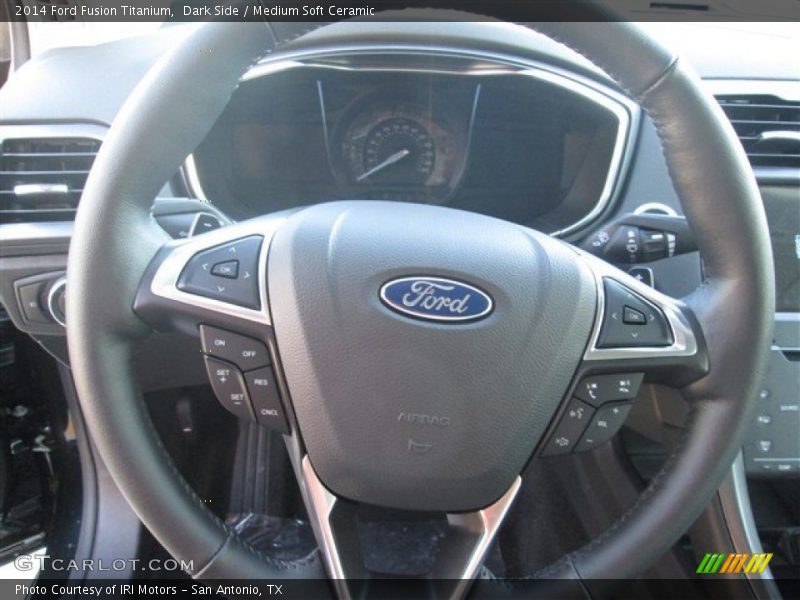 Dark Side / Medium Soft Ceramic 2014 Ford Fusion Titanium