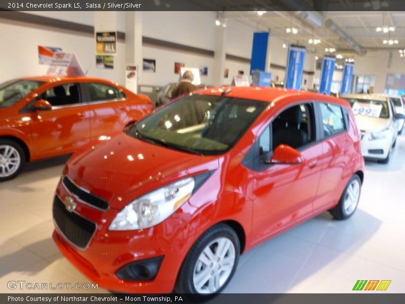 Salsa / Silver/Silver 2014 Chevrolet Spark LS
